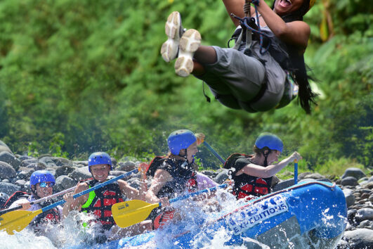 Rafting Class II & III and Zip Line