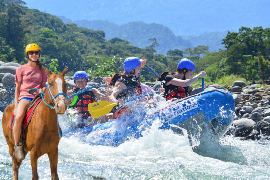 Rafting Class II & III and Horseback