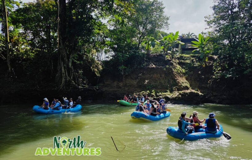 MINI COMBO Hanging Bridges + Tico Farm Lunch + Safari float by Raft