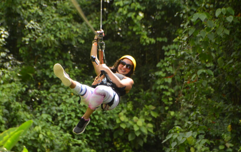 Zipline Tour + Rappel + Rafting Tour LEVEL 2 & 3 + Lunch